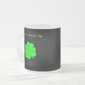 Joyeuse St. Patrick's Day Petite Mug en verre dépo (Devant gauche)