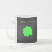 Joyeuse St. Patrick's Day Petite Mug en verre dépo (Gauche)