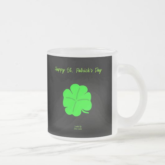 Joyeuse St. Patrick's Day Petite Mug en verre dépo (Droit)