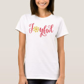 Joyeuse T-shirt femme de Noël (Devant)