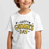 Joyeuse T-shirt Fête des pères pour enfants