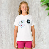 Joyeuse T-shirt fille à dents blanches