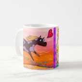 Joyeuse tasse #4 de chevaux (Devant gauche)