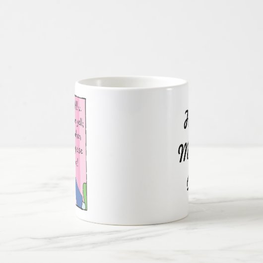 Joyeuse tasse à café blanc classique de la fête de (Centre)