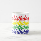 Joyeuse tasse à café d'anniversaire (Centre)