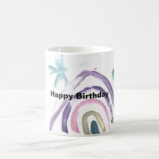 Joyeuse tasse d'anniversaire (Centre)