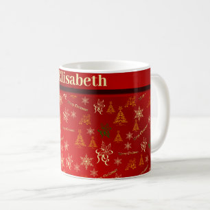 joyeuse tasse de café de noël