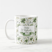 Joyeuse tasse de la Saint-Patrick Shamrock | Aquar (Gauche)