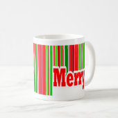 JOYEUSE tasse de rayure heureuse (Devant droit)