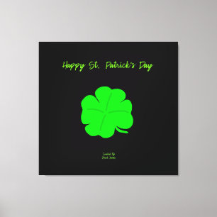 Joyeuse toile enrobée de la Saint Patrick