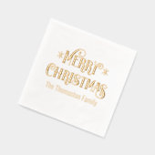 Joyeuse typographie de Noël #11 Nom de famille (Gauche)