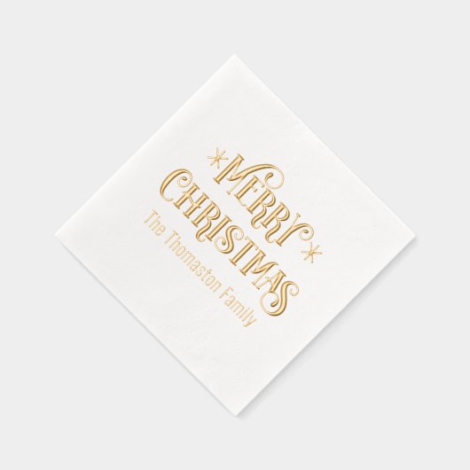 Joyeuse typographie de Noël #11 Nom de famille (Droite)