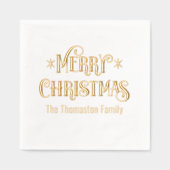 Joyeuse typographie de Noël #11 Nom de famille (Recto)