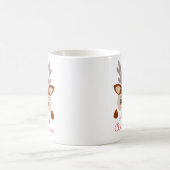 Joyeuse typographie de Noël tasse de café (Centre)