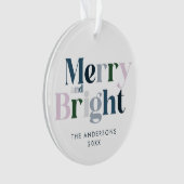 Joyeuse Typographie Lumineuse Noël Moderne (devant)