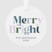 Joyeuse Typographie Lumineuse Noël Moderne (dos)