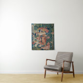 Joyeuse vie dans Paradise Garden Tapisserie médiév (En situation)