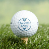 Joyeuses balles de golf du 40e anniversaire par da (T-shirt Insitu)
