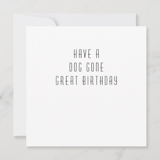 Joyeuses Cartes D'Anniversaire Avec Chiens, Ajoute (Dos)