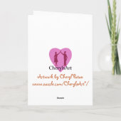 Joyeuses cartes d'anniversaire avec un jeune cheva (Dos)