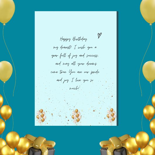 Joyeuses cartes d'anniversaire cadeaux