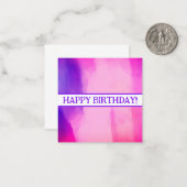 Joyeuses cartes d'anniversaire, mignonette, stock (Devant/Arrière en situation)