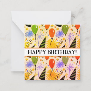 Joyeuses cartes d'anniversaire, mignonette, stock
