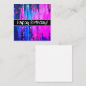 Joyeuses cartes d'anniversaire, mignonette, stock (Devant / Derrière)