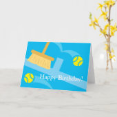 Joyeuses cartes d'anniversaire pour les joueurs de (Fleur jaune)