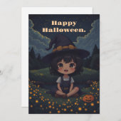 Joyeuses cartes de charatère Halloween (Devant / Derrière)