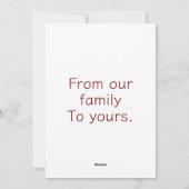 Joyeuses cartes de Noël (Dos)