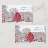 Joyeuses Cartes de Noël (Devant / Derrière)