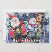 Joyeuses cartes de Noël avec des amis amusants (Devant)