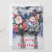 Joyeuses cartes de Noël avec des amis heureux - Dr (Devant)