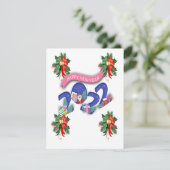 Joyeuses Cartes de Nouvel An Lunaire (Debout devant)