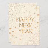 Joyeuses cartes de nouvelle année (Devant / Derrière)