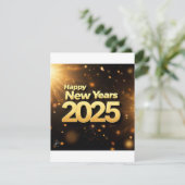 joyeuses cartes de nouvelle année 2025 (Debout devant)