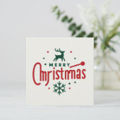 Joyeuses Cartes de voeux de Noël (Debout devant)