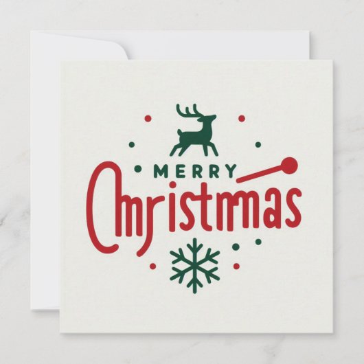 Joyeuses Cartes de voeux de Noël (Devant)