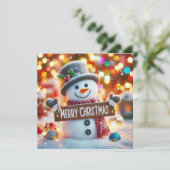 Joyeuses Cartes de voeux de Noël (Debout devant)