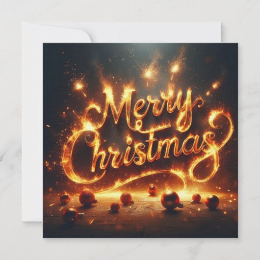 Joyeuses Cartes de voeux de Noël (Devant)
