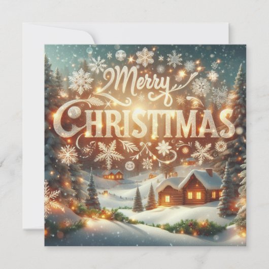 Joyeuses Cartes de voeux de Noël (Devant)