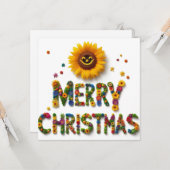 Joyeuses Cartes de voeux de Noël (Devant/Arrière en situation)