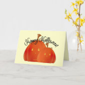 Joyeuses cartes Halloween (Fleur jaune)