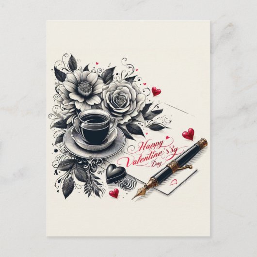 Joyeuses cartes postales de la Saint-Valentin (Devant)
