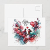 Joyeuses cartes postales de la Saint-Valentin (Devant / Derrière)