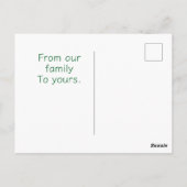 Joyeuses cartes postales de Noël (Dos)