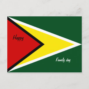 Joyeuses cartes postales guyana de la fête de la f