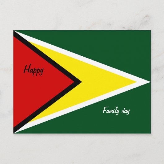 Joyeuses cartes postales guyana de la fête de la f (Devant)