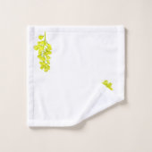 "Joyeuses cartes" sur un ensemble de serviettes de (Gant de toilette)